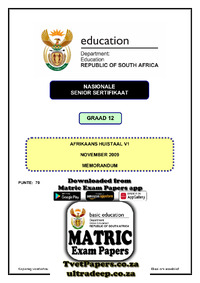 Afrikaans HL P1 Nov 2009 Memo.pdf